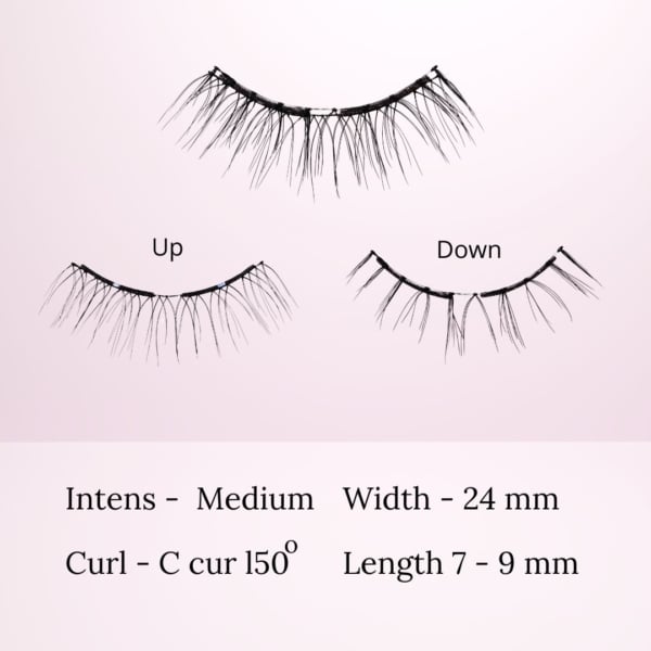 Magnētiskās skropstas. Magnetic eyelashes.