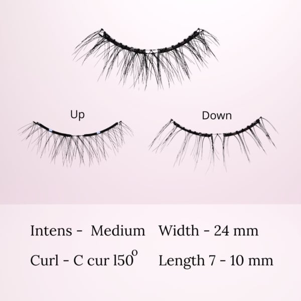 Magnētiskās skropstas. Magnetic eyelashes.